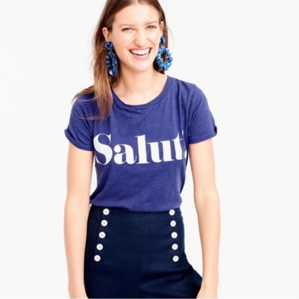 J. Crew Salut! Baby Tee
